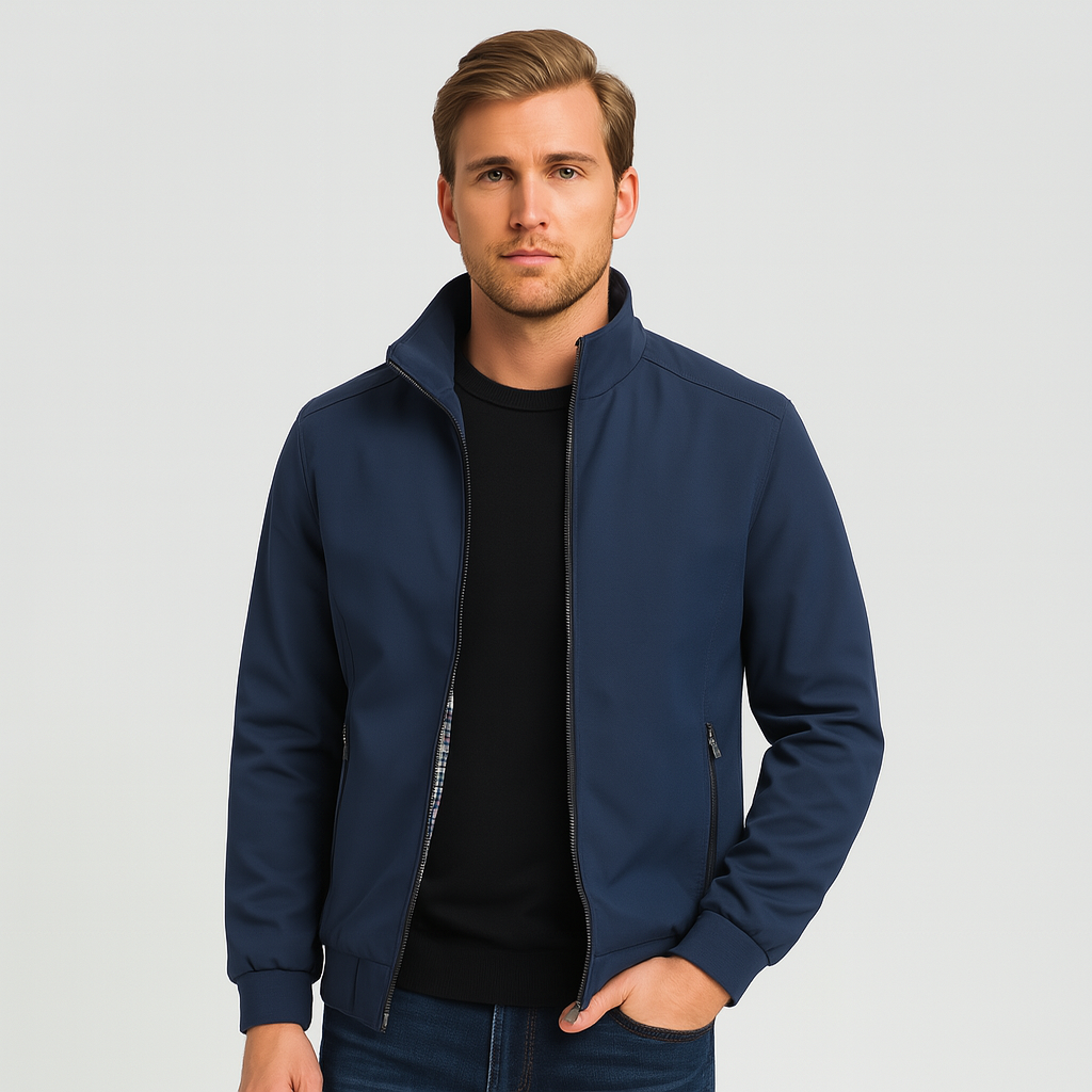 Men's Bomber Jacket | Water Resistant Zip Up