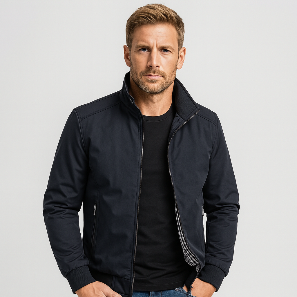 Men's Bomber Jacket | Water Resistant Zip Up