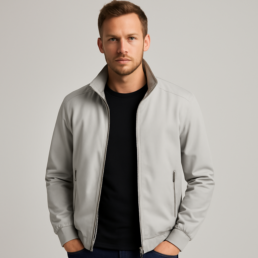 Men's Bomber Jacket | Water Resistant Zip Up