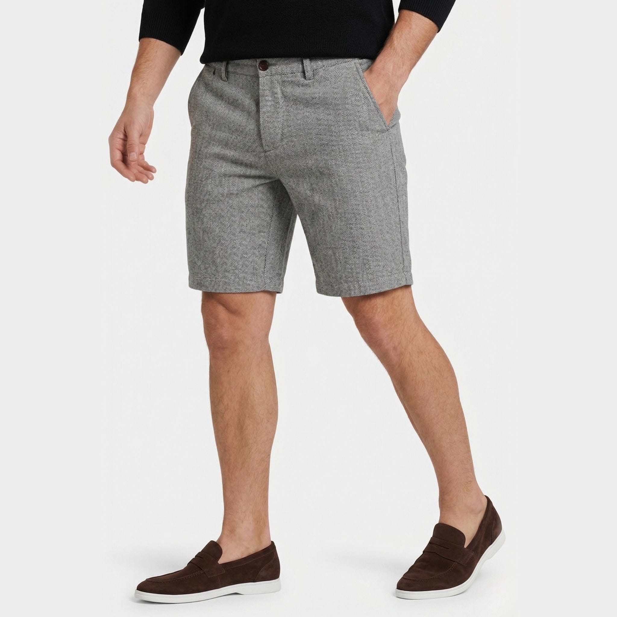 Men's Chino Shorts | Belt Loops & Front Pockets