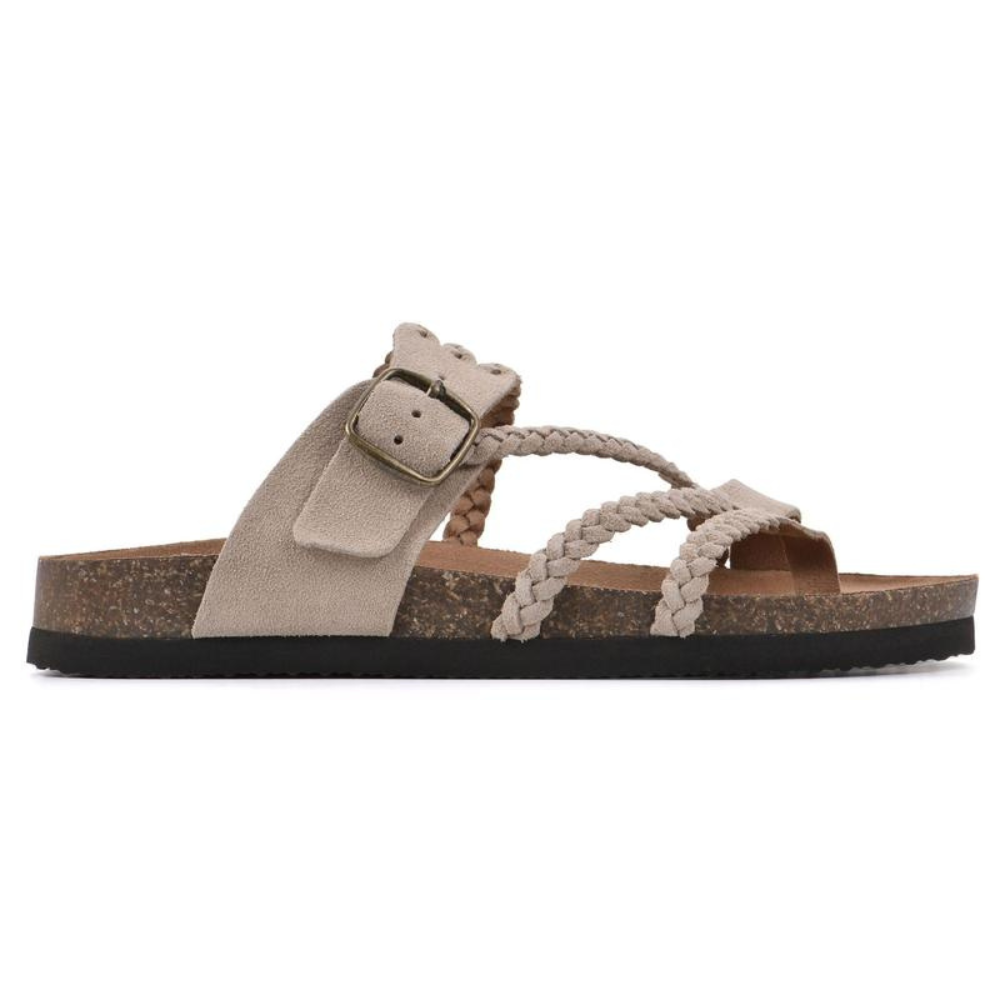 Women's Sandals | Cork Footbed Braided Straps