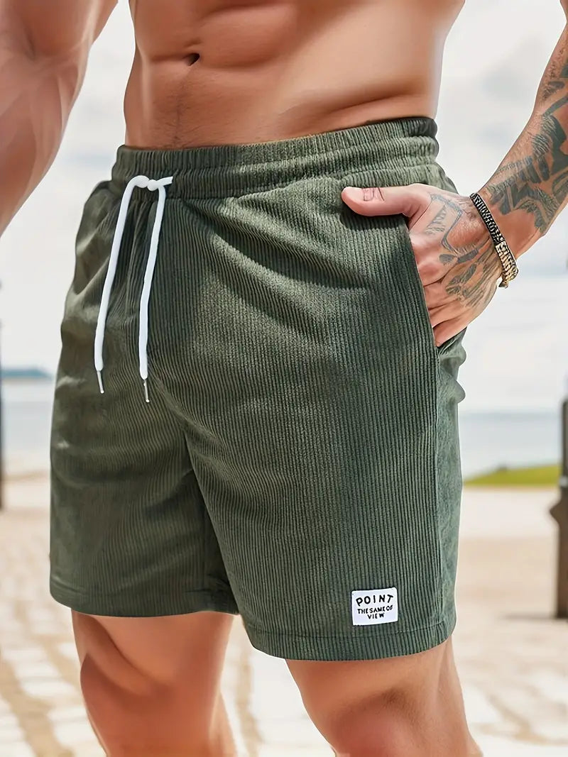 Men’s Elastic Waist Swim Shorts | Adjustable Drawstring