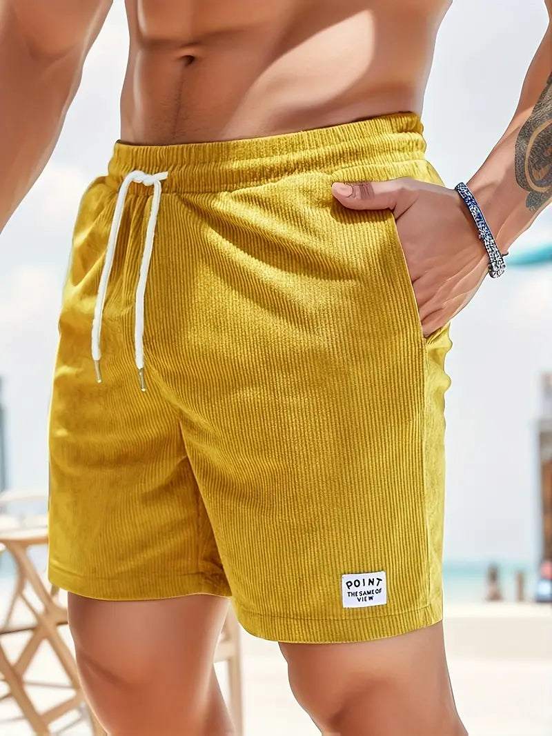 Men’s Elastic Waist Swim Shorts | Adjustable Drawstring