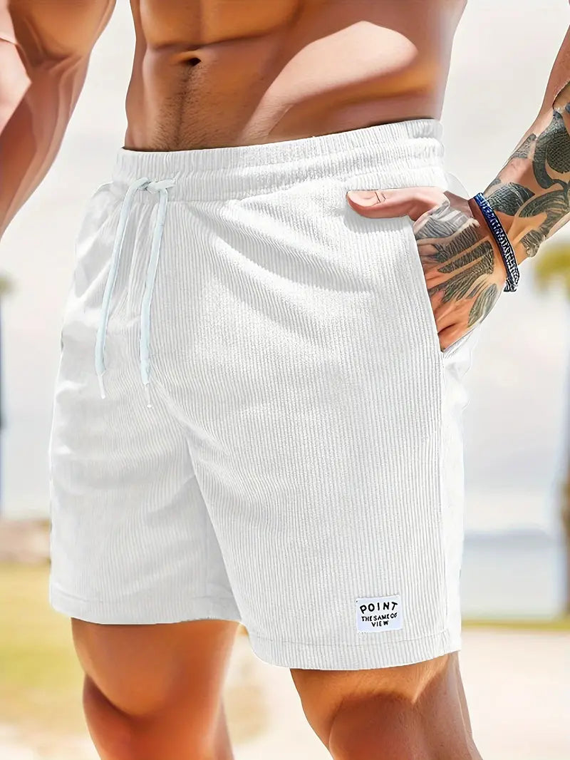 Men’s Elastic Waist Swim Shorts | Adjustable Drawstring