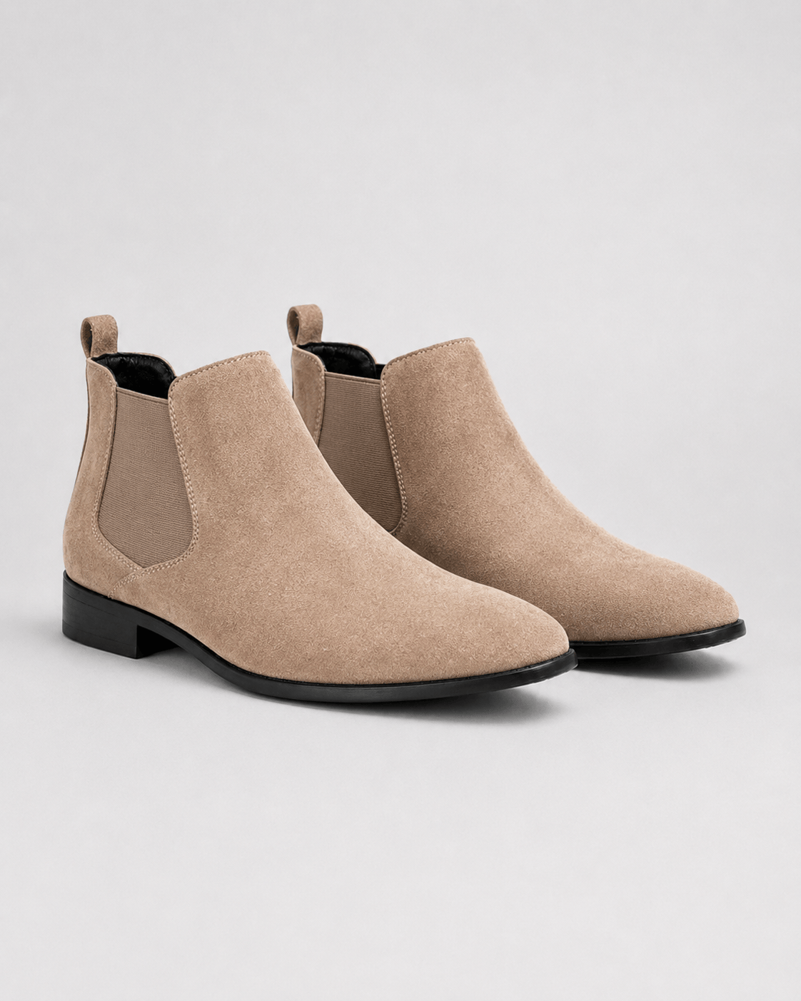 Slip-On Chelsea Boots UK for Men with Elastic Side Panels and Pull Tab