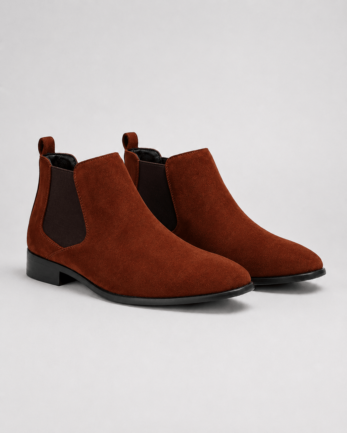 Slip-On Chelsea Boots UK for Men with Elastic Side Panels and Pull Tab
