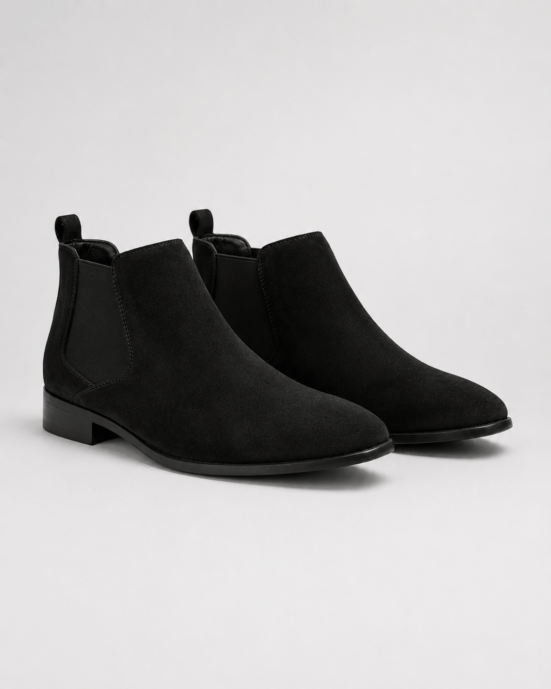 Slip-On Chelsea Boots UK for Men with Elastic Side Panels and Pull Tab