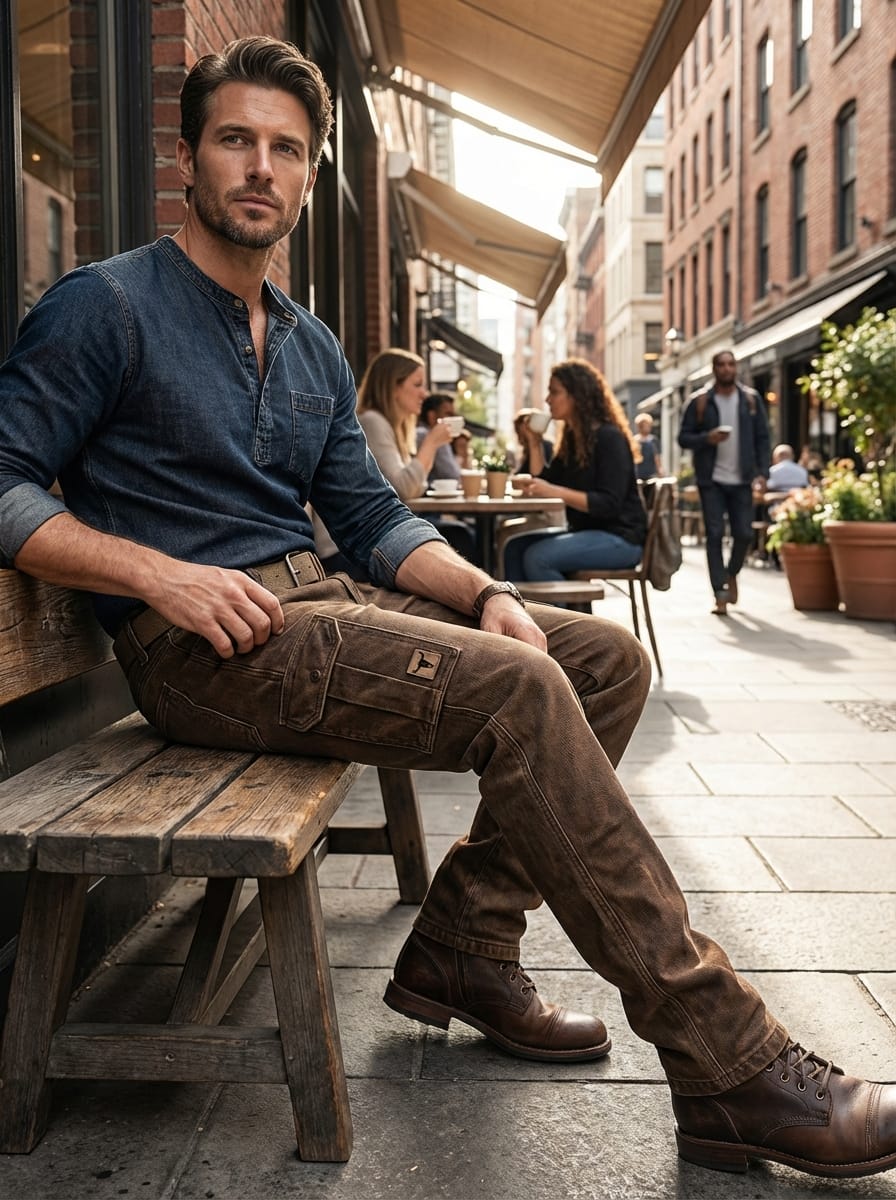 Men’s Cargo Tactical Multi Pocket Pants | Straight Leg
