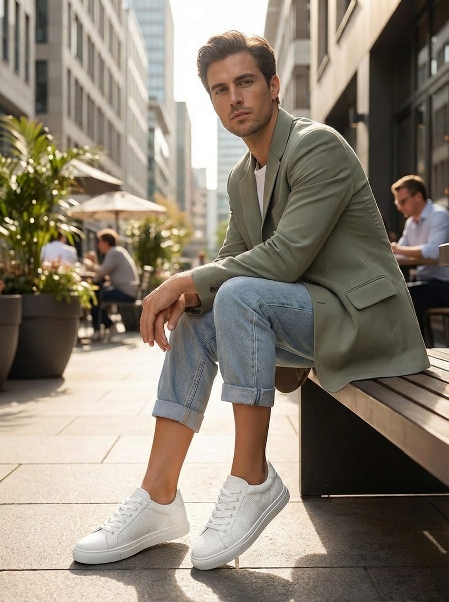 Men’s Classic Low Top Casual Sneakers | Lace Up