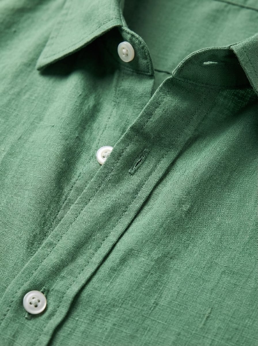 Men’s Collared Long Sleeves Button Front Casual Shirt | Slim Fit