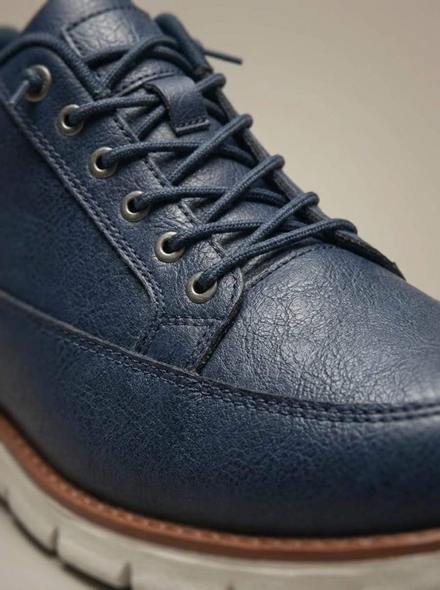 Men's Lace Up Round Toe Casual Shoes | Slip On