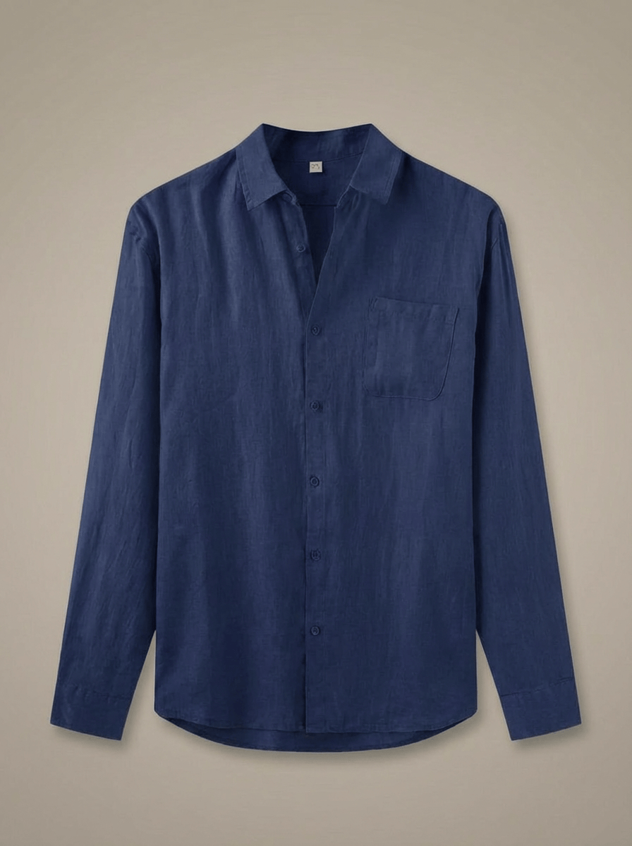 Men’s Long Sleeve Summer Casual Button Down Shirt | Collared