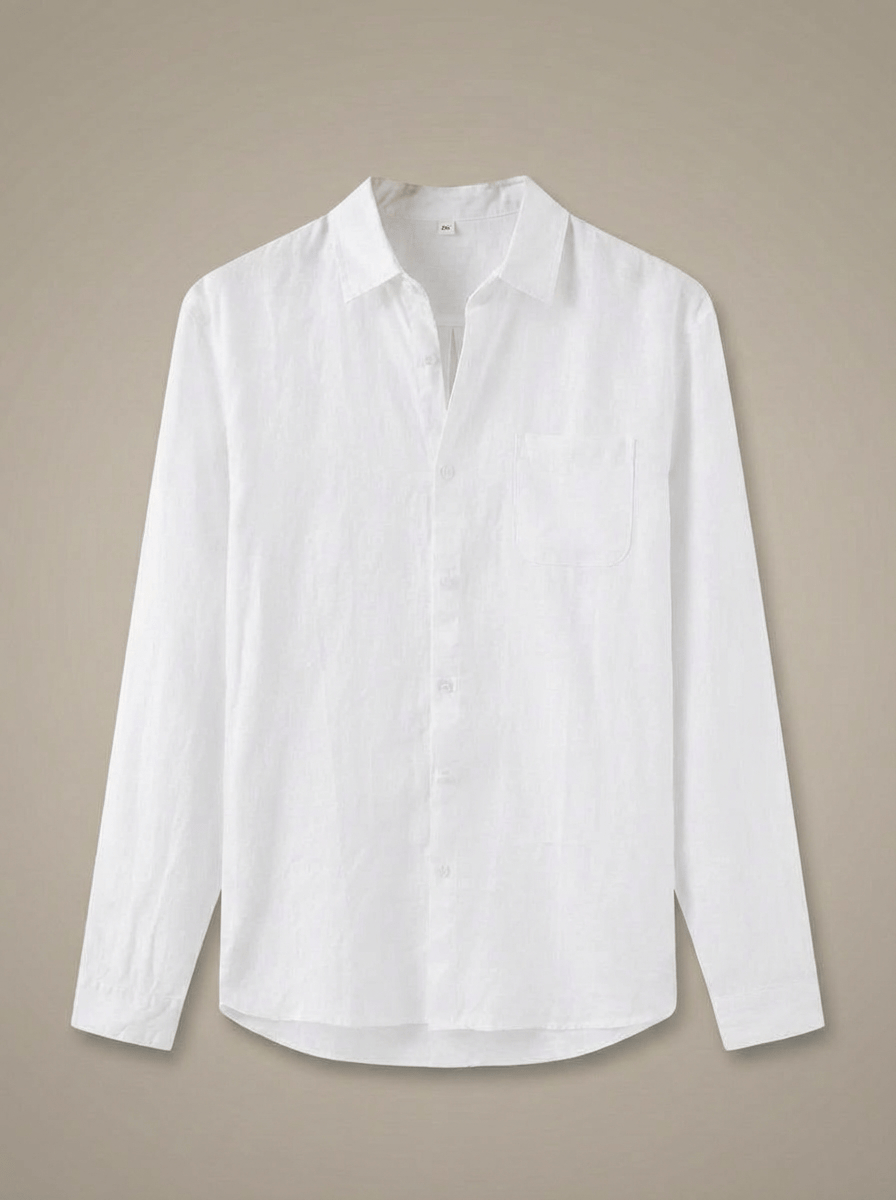 Men’s Long Sleeve Summer Casual Button Down Shirt | Collared