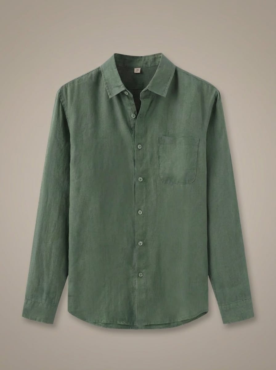 Men’s Long Sleeve Summer Casual Button Down Shirt | Collared