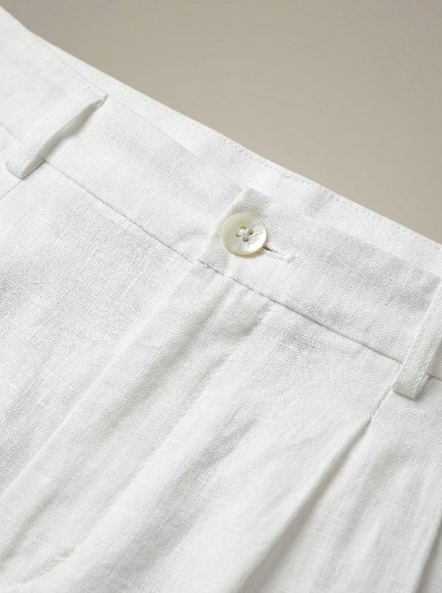 Men's Pleated Straight Leg Summer Shorts | Casual