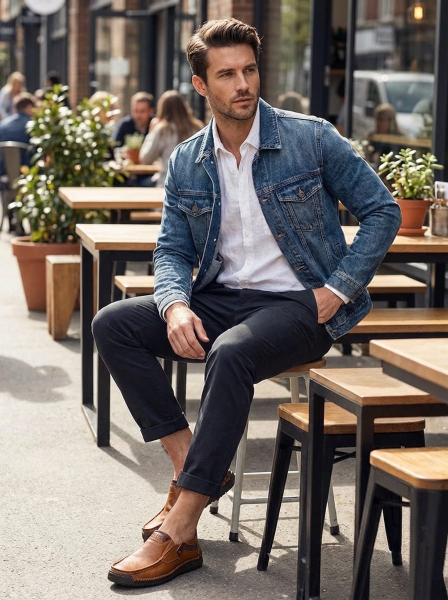 Men’s Round Toe Slip On Loafers | Casual