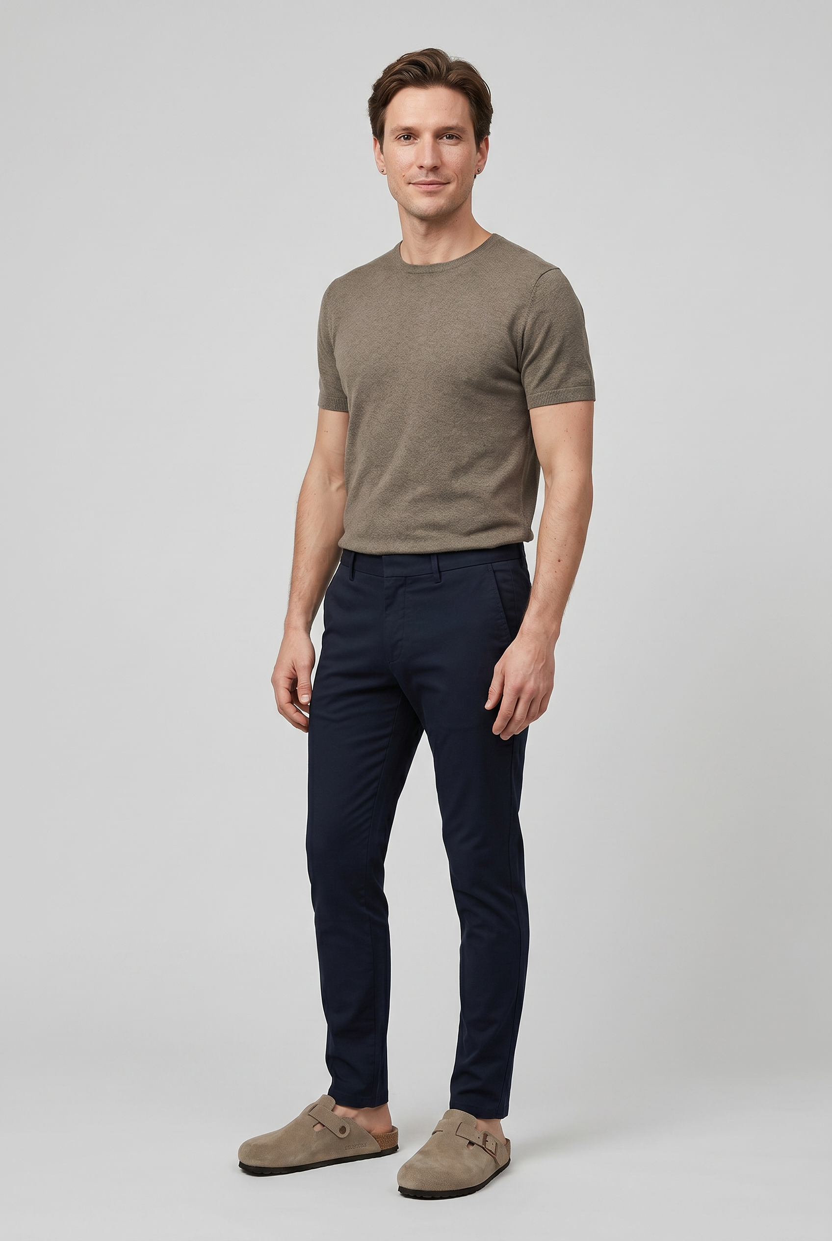 Men's Slip-On Round Toe Clog | Buckle