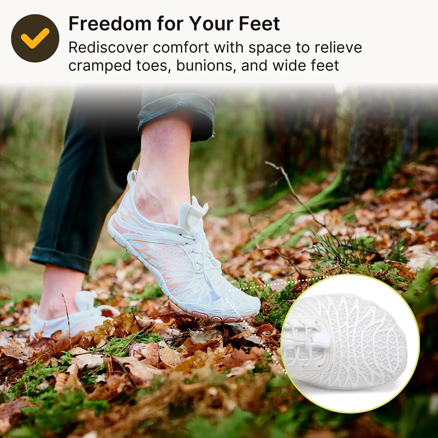 Unisex Barefoot Shoes | Wide Toe Box Minimal Running Trainers