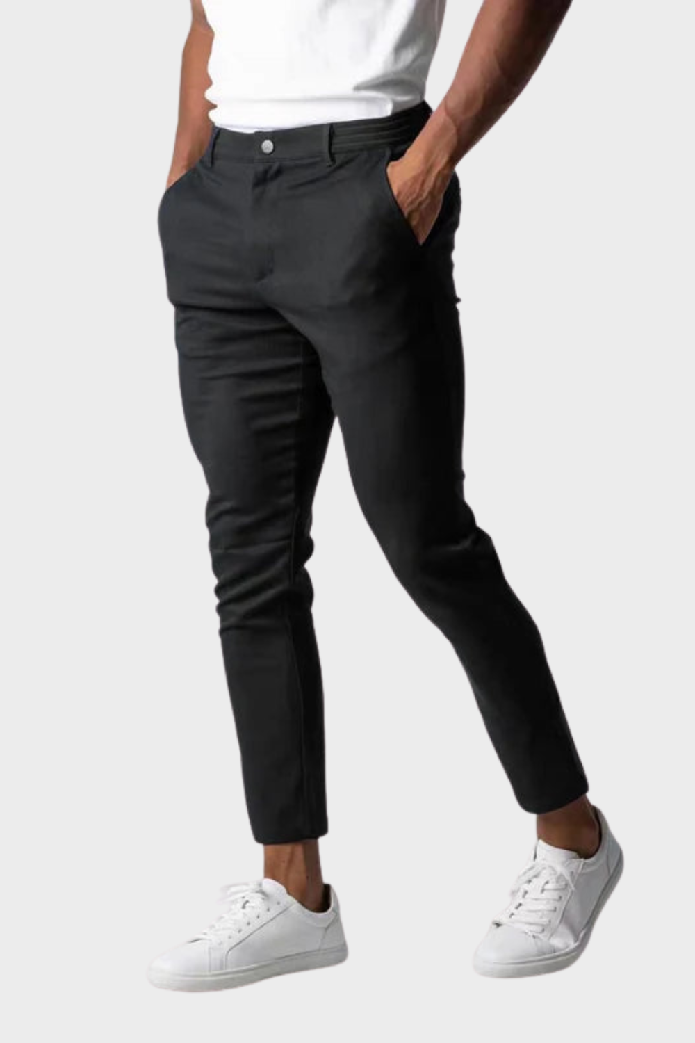 Men's Slim Fit Chinos | Stretch Cotton Smart Casual