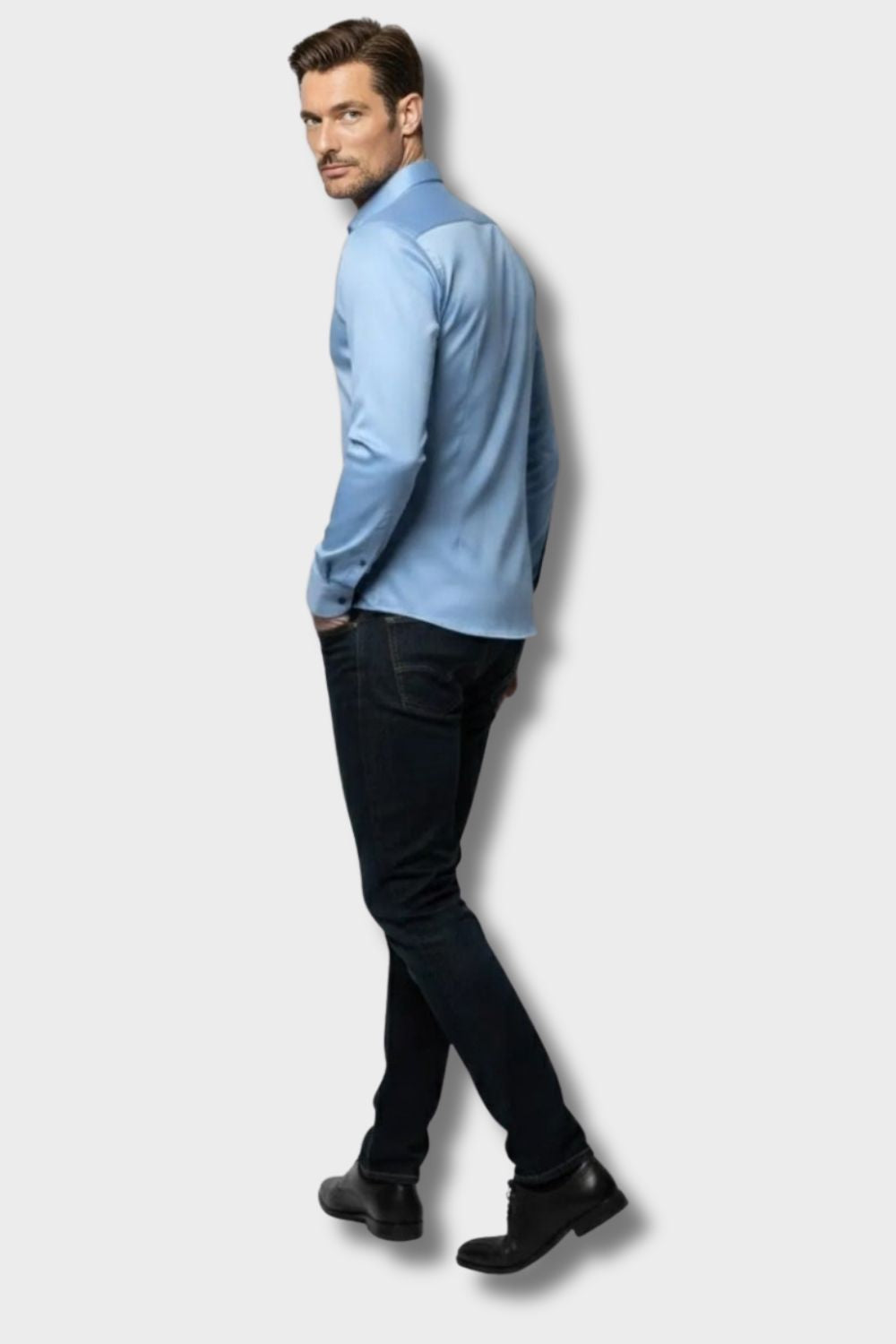 Men's Slim Fit Dress Shirt | Long Sleeve Button Down