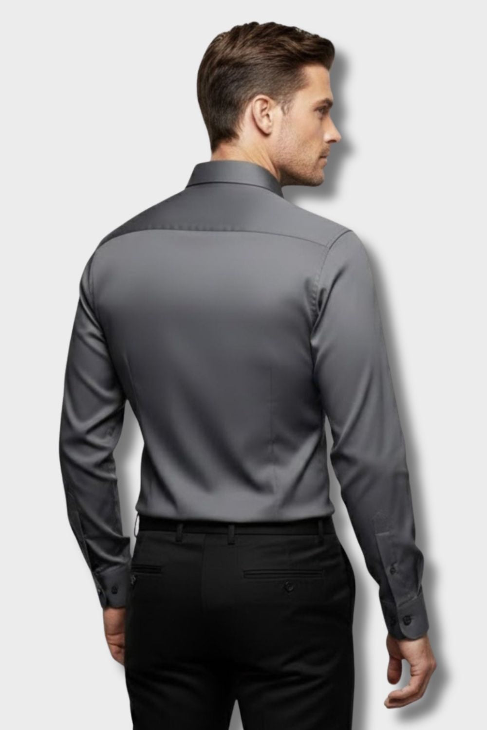 Men's Slim Fit Dress Shirt | Long Sleeve Button Down