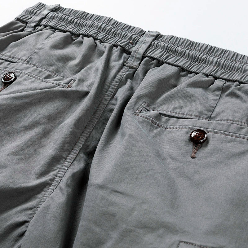 Men's Cotton Cargo Shorts | Multi Pocket Utility Design