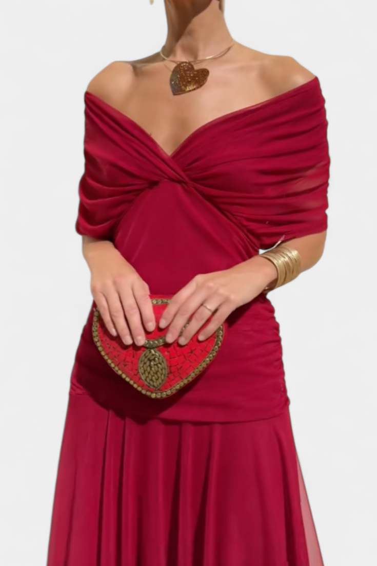 Women's Dress | Floral Pleated Maxi