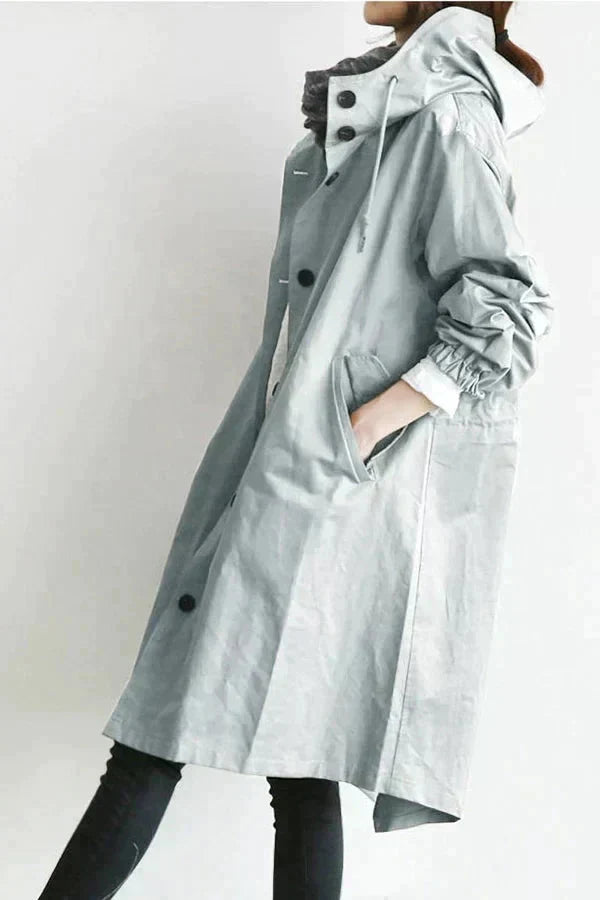 Women’s Waterproof Raincoat | Hooded Urban Style