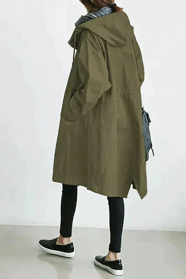 Women’s Waterproof Raincoat | Hooded Urban Style