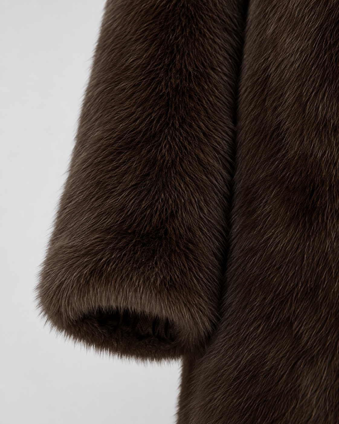 Longline Woman Coat with Wide Lapel Collar and Effortless Open Front