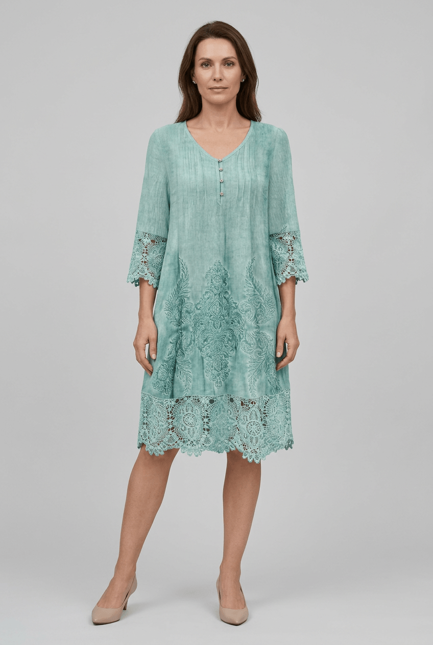 Women's Summer Dress with V-Neck | Mini
