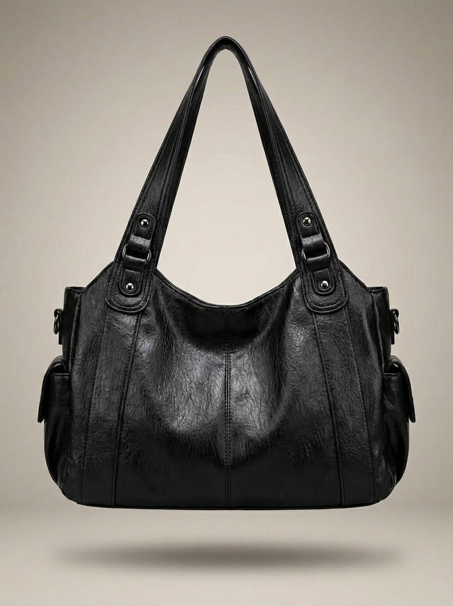 Women’s Classic Spacious Multi Zip Bag | Vintage