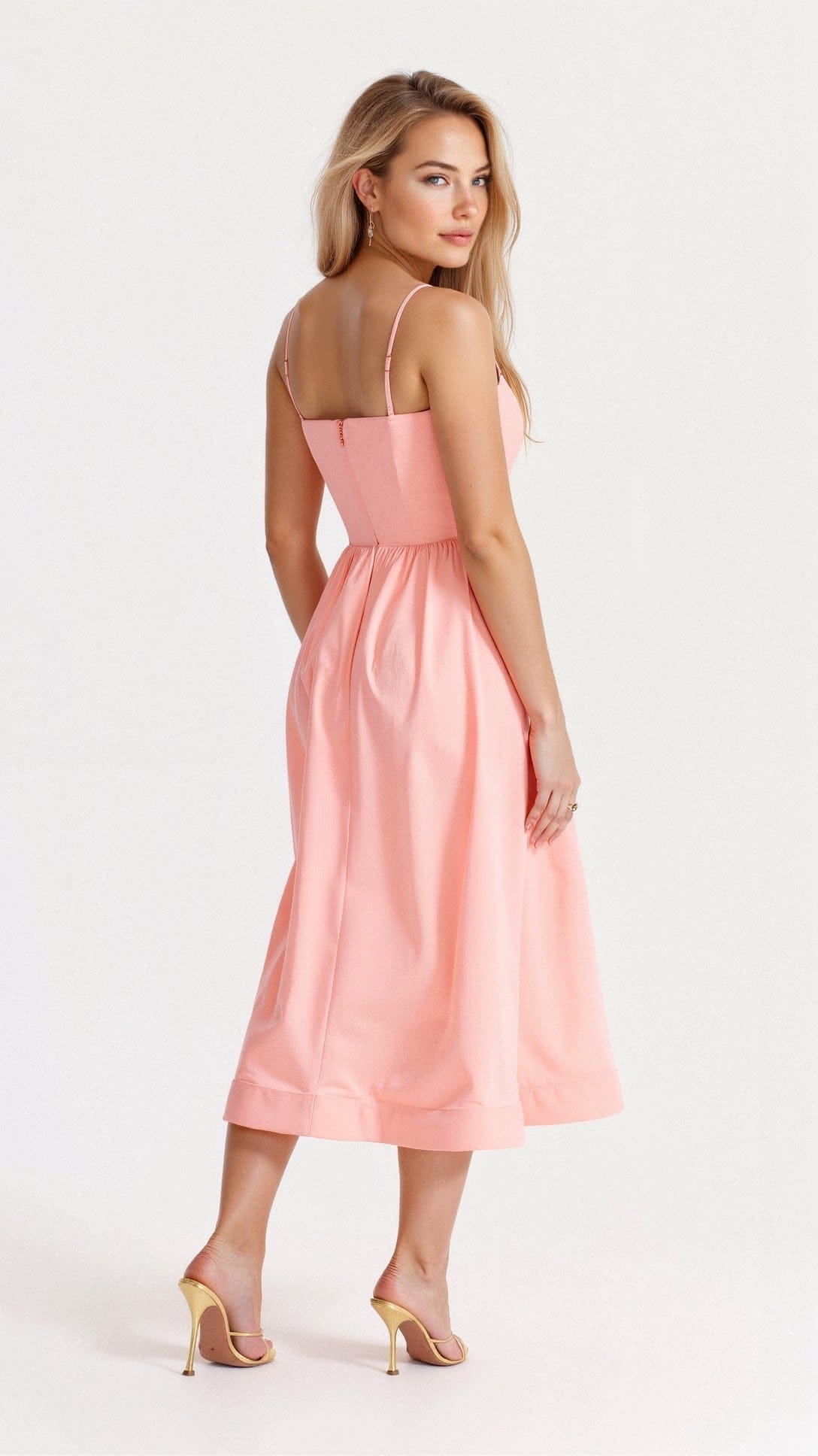 Women’s Dress | Spaghetti Strap A Line Midi