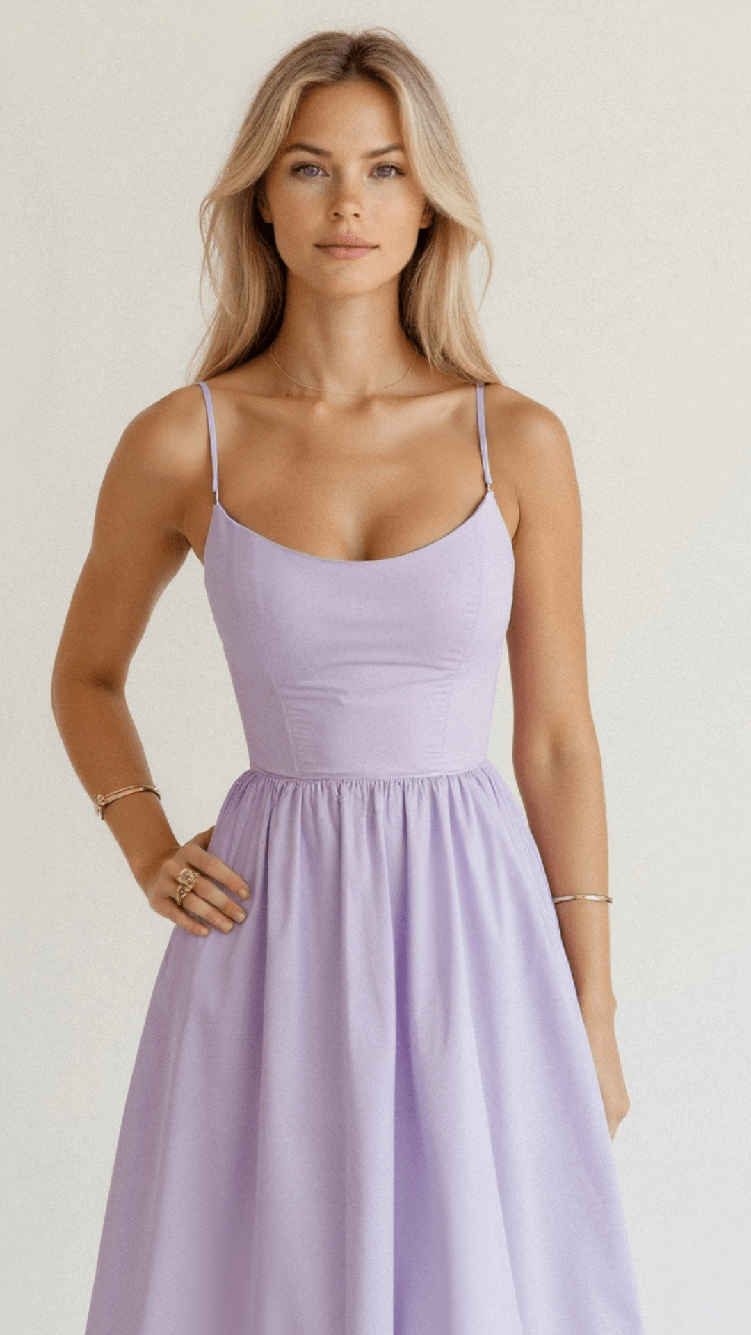 Women’s Dress | Spaghetti Strap A Line Midi