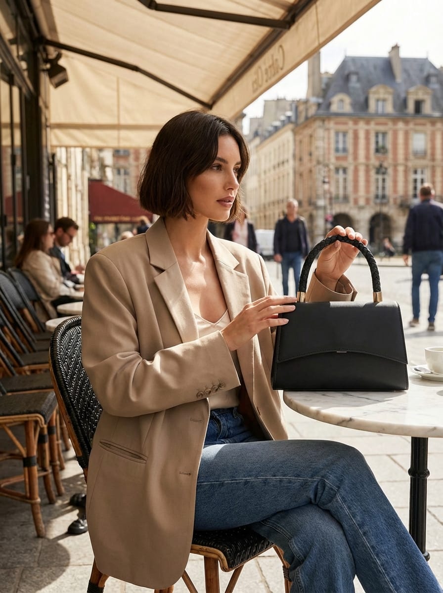 Women's Minimalist Flap Shoulder Mini Bag | Crossbody
