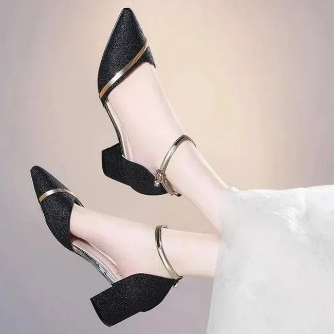 Women's Sandals | Ankle Strap Block Heel