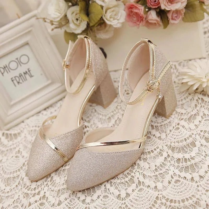 Women's Sandals | Ankle Strap Block Heel