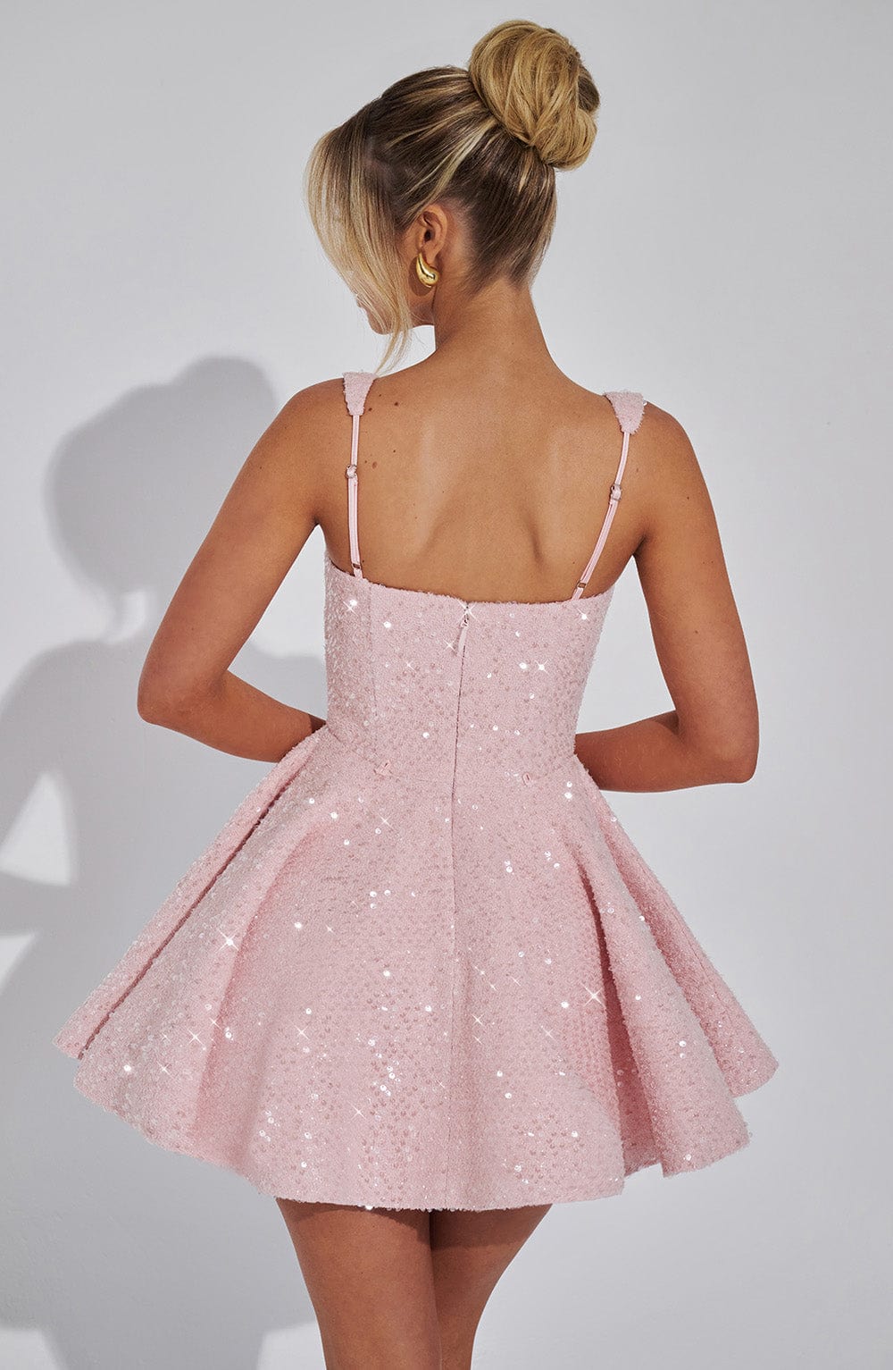 Women's Sequin Cocktail Dress with Bow Detail | Mini