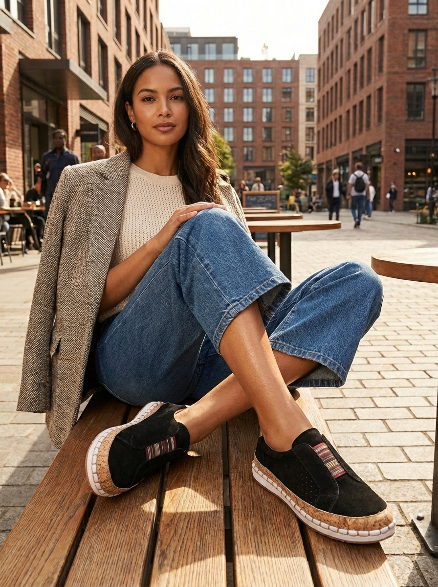 Women's Slip-On Platform Sneakers | Casual