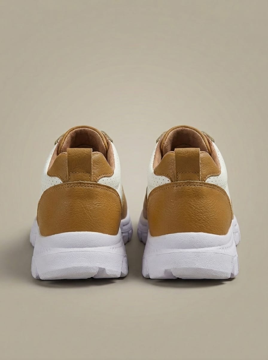 Women’s Zip Platform Sneakers | Round Toe