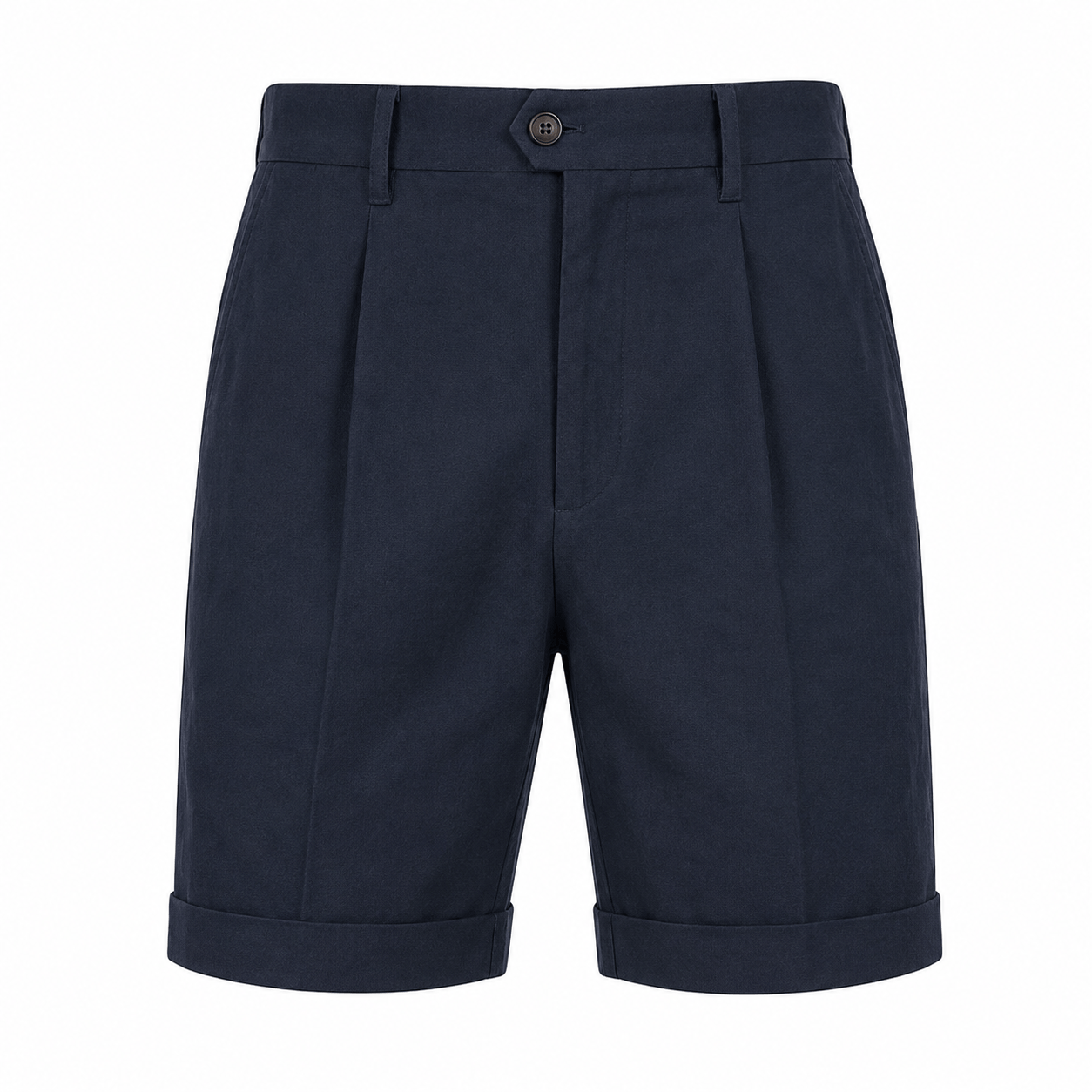 Men's Pleated Straight Leg Summer Shorts | Casual