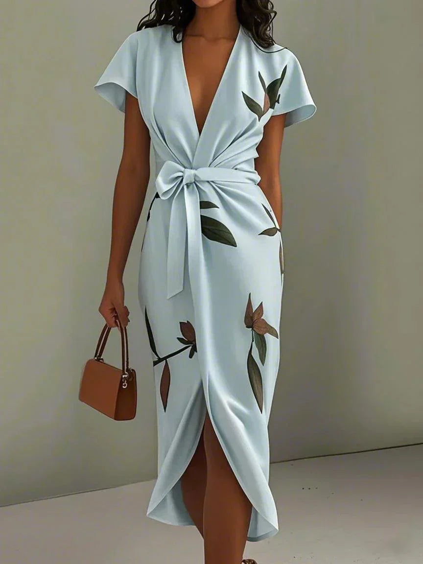 Women's Dress | Belt Wrap Midi