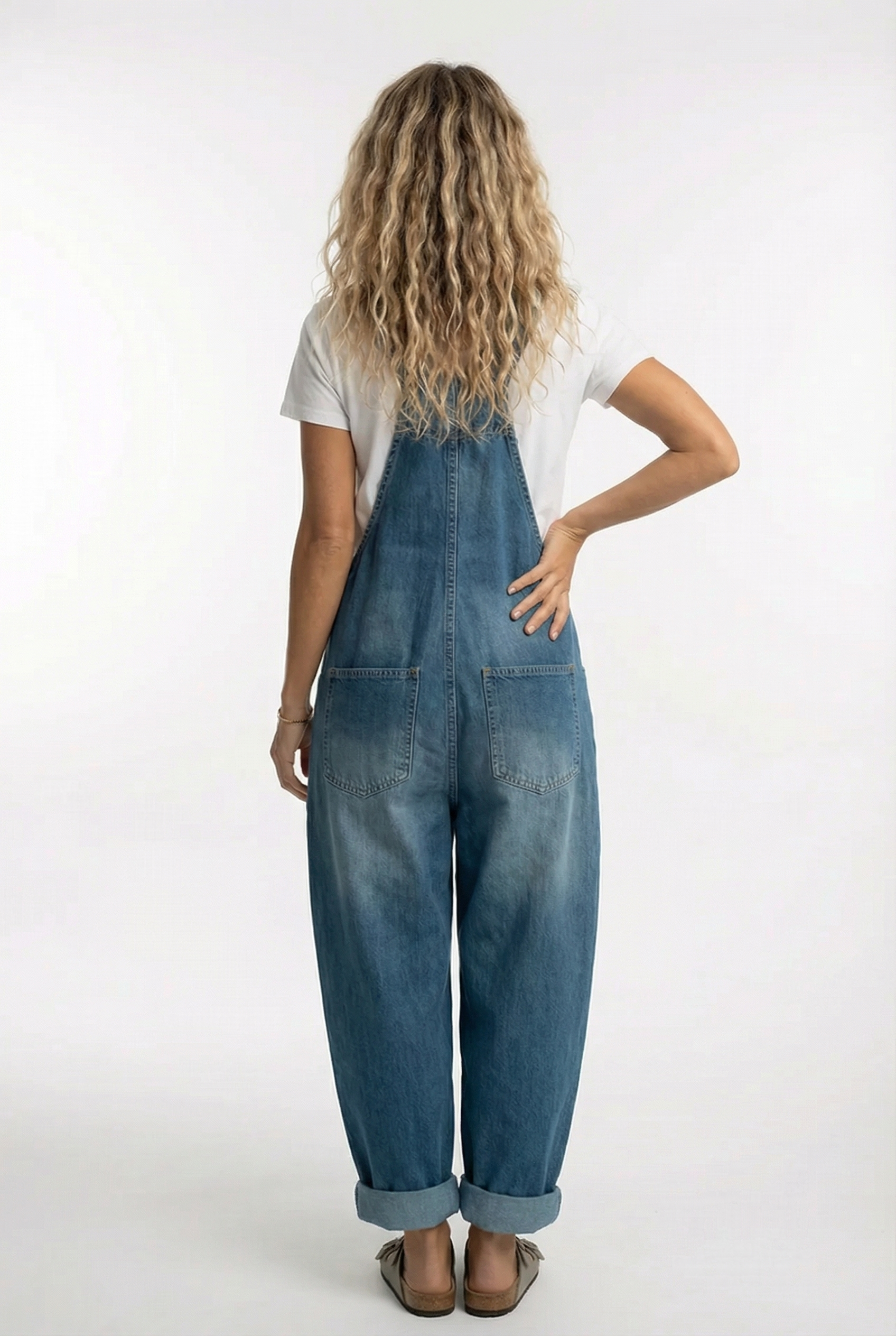 Women's Jumpsuit | Double Pocket Adjustable Buckle
