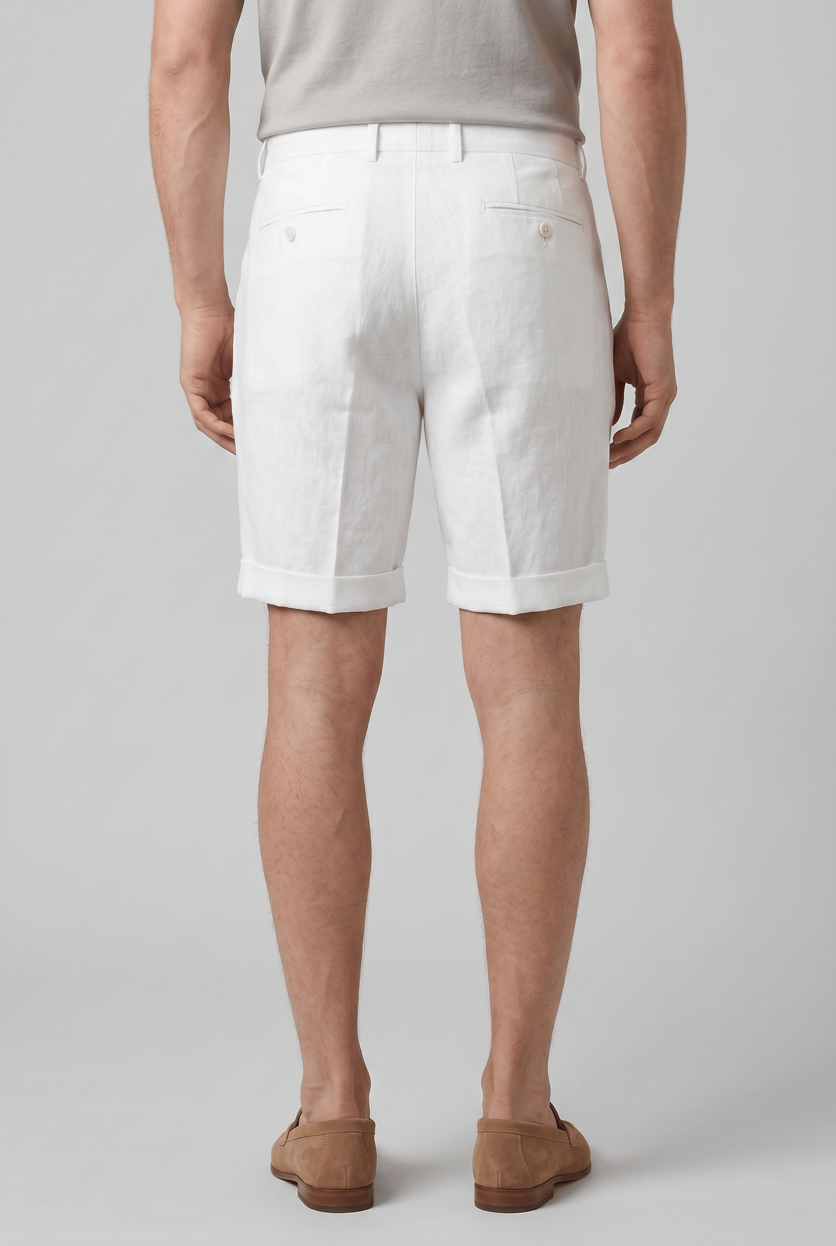 Men's Pleated Straight Leg Summer Shorts | Casual