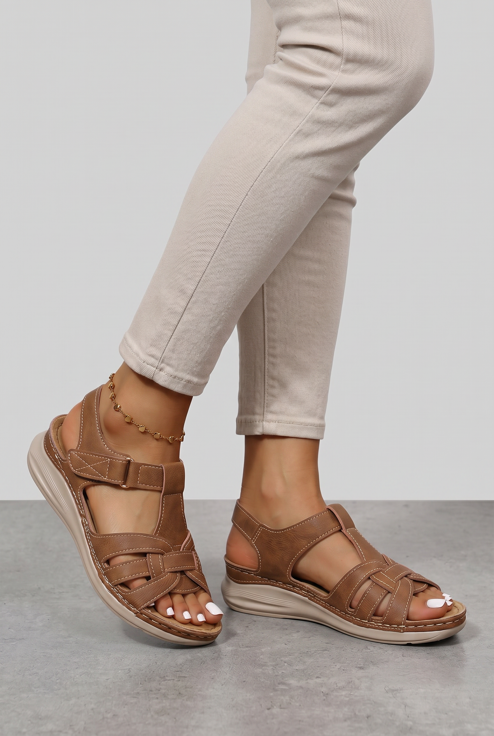 Women's Adjustable Buckle Sandals | Summer