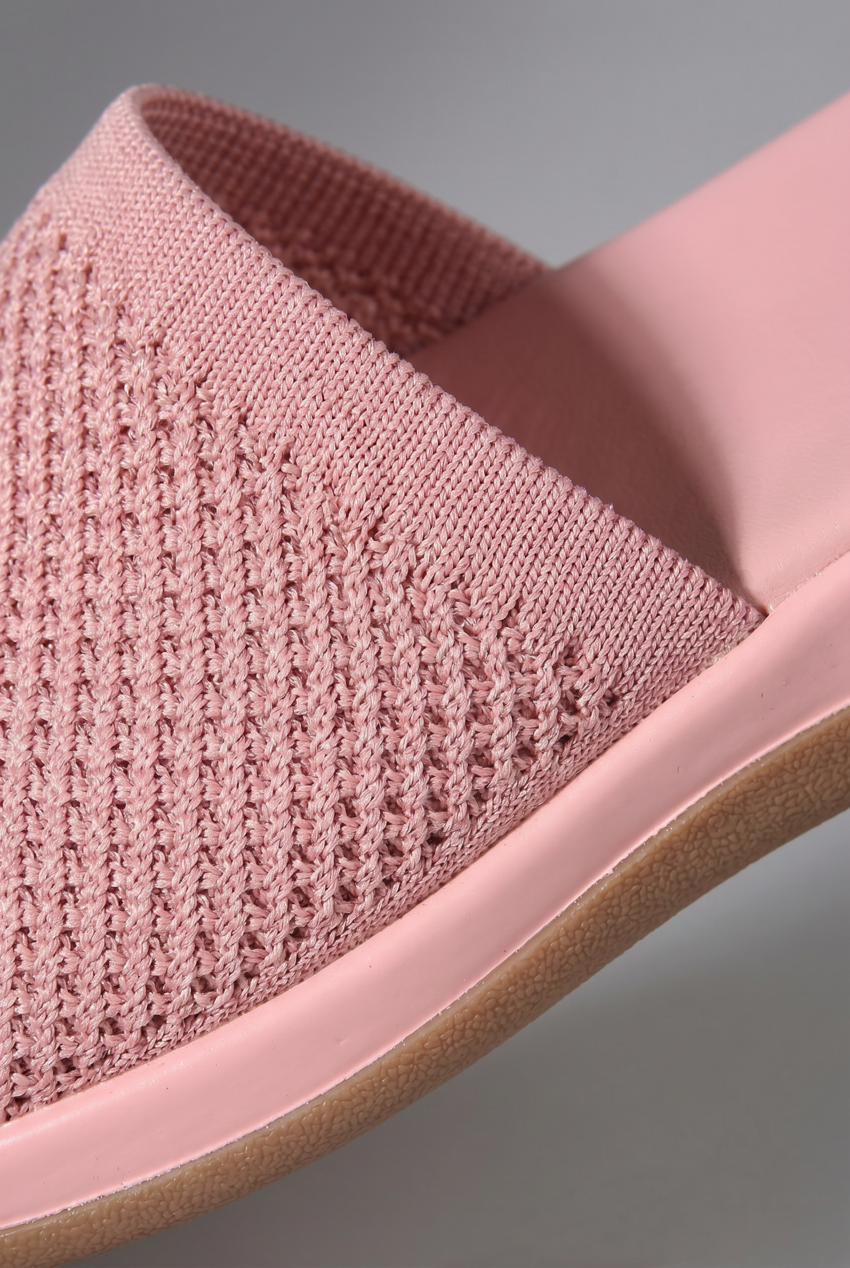 Women’s Sandals Open Toe Slip On Slides | Knit
