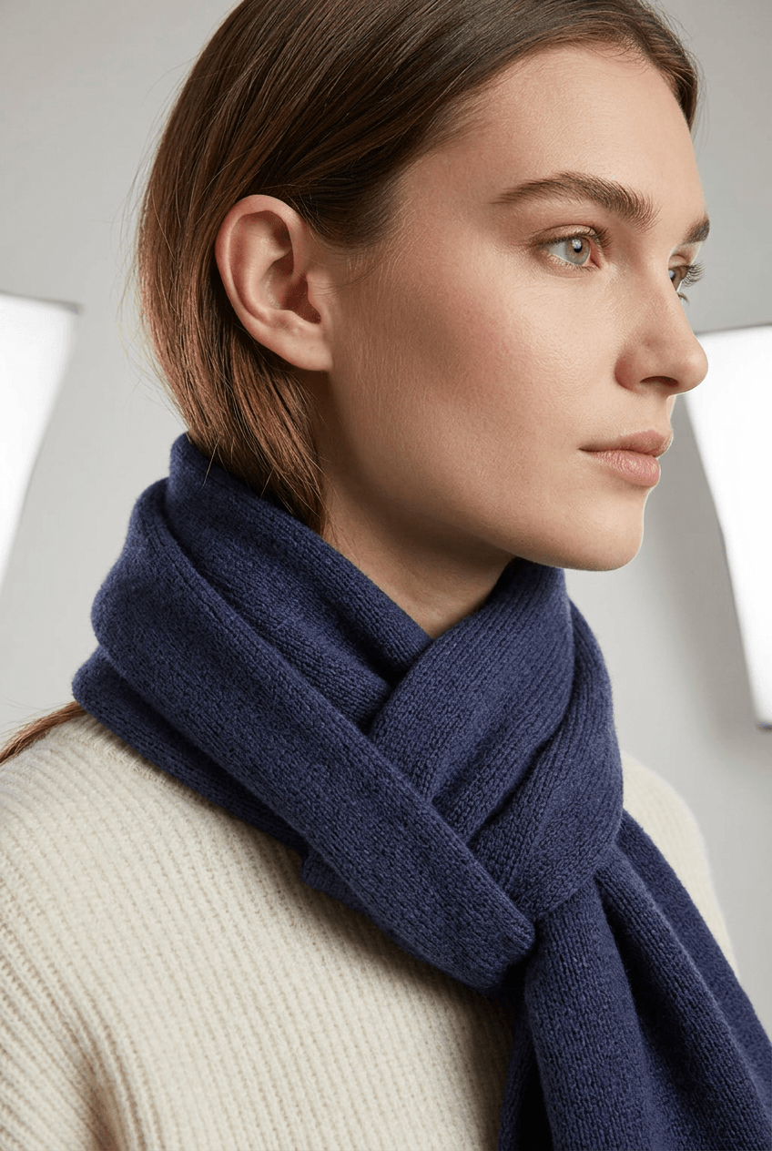 Unisex Winter Scarf | Ribbed Knit & Extra Long