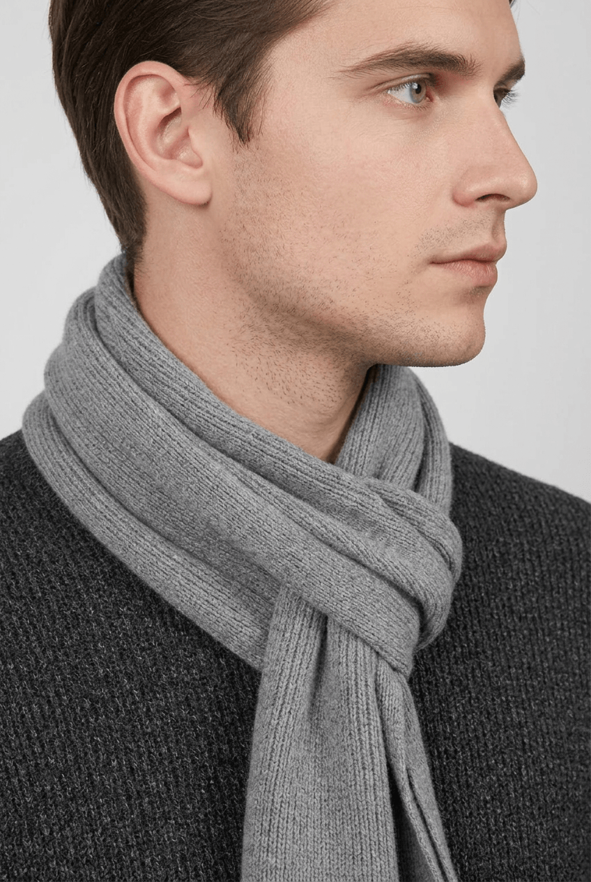 Unisex Winter Scarf | Ribbed Knit & Extra Long