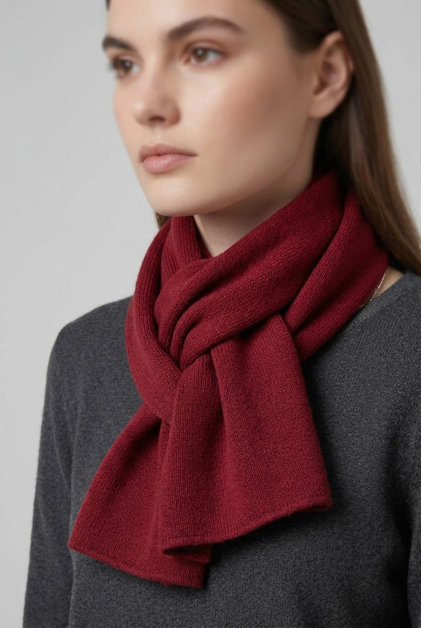 Unisex Winter Scarf | Ribbed Knit & Extra Long