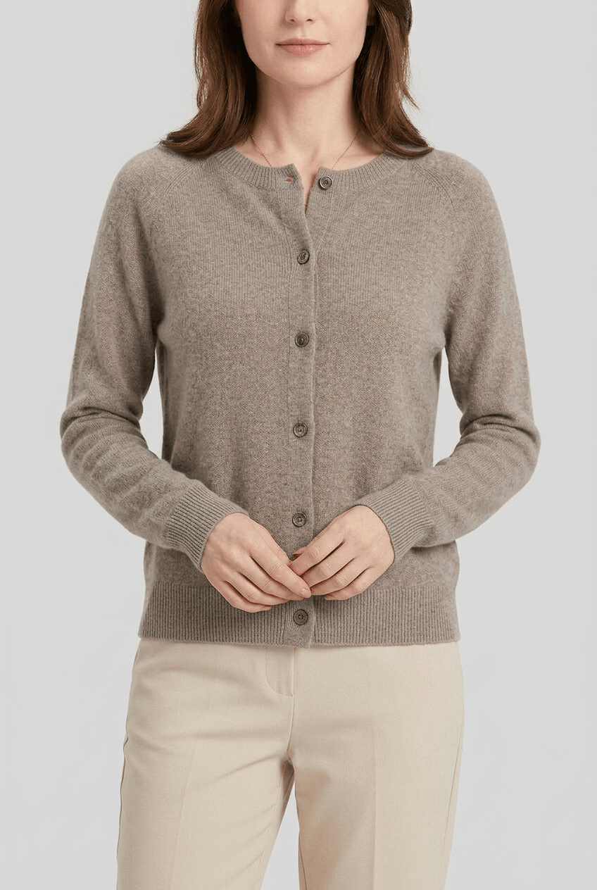 Women's Ribbed Cardigan | Long Sleeves & Button Front